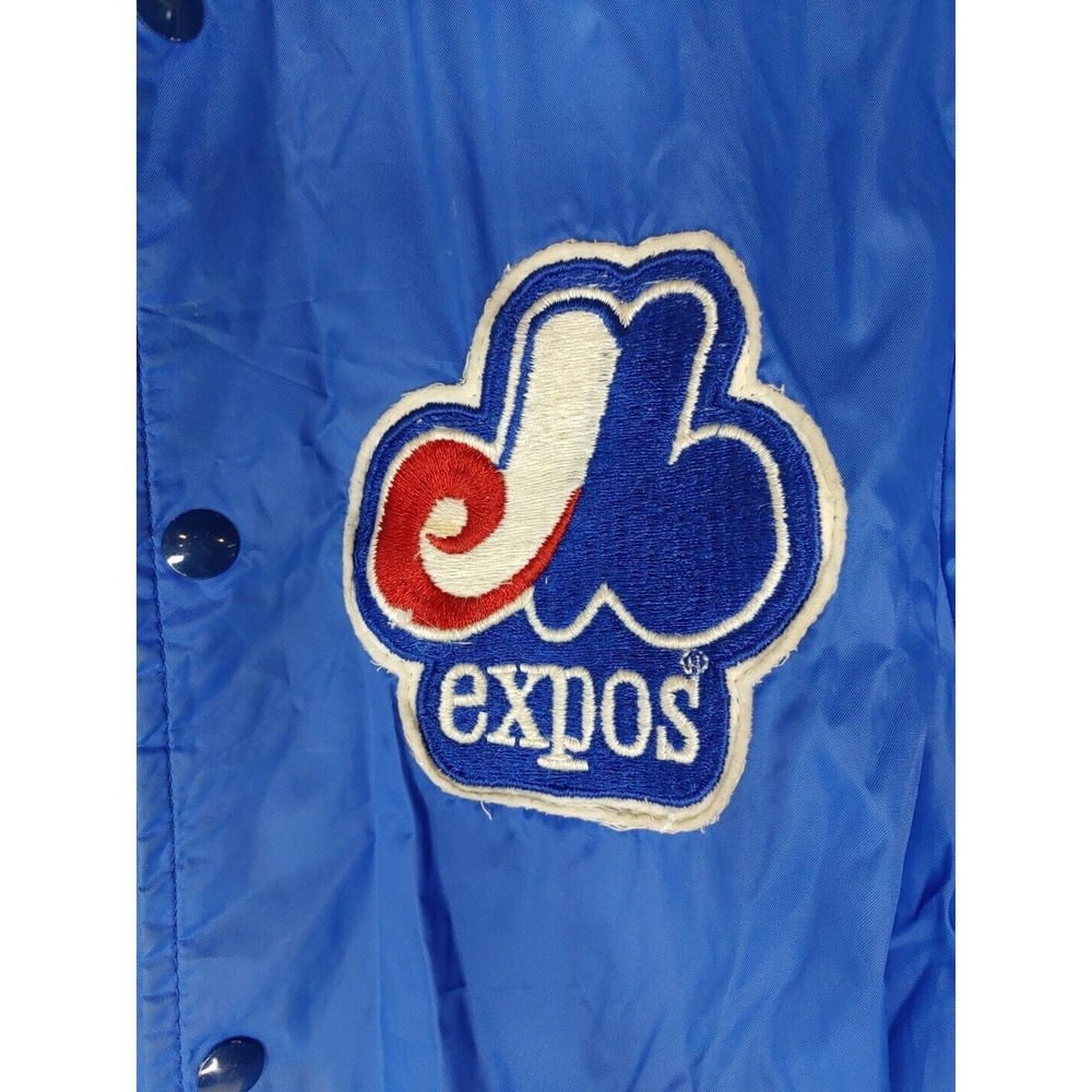 Vintage Montréal Expos 90s Baseball Team Varsity Jacket Boys SzL - Picture 3 of 16